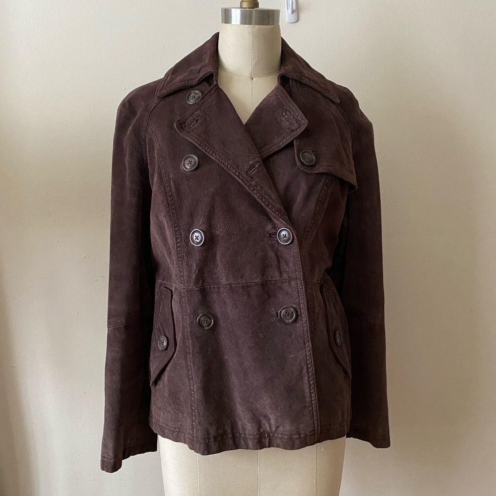 Terry Lewis Brown Suede Jacket size Small